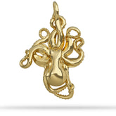 Gold Octopus Pendant